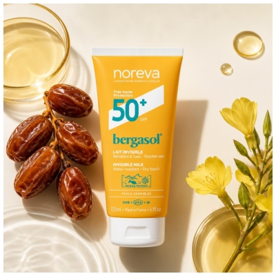 Noreva Bergasol Invisible Milk SPF50+ 150 ml
