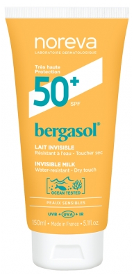 Noreva Bergasol Latte Invisibile SPF50+ 150 ml