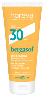 Noreva Bergasol Usynlig Creme SPF30 50 ml