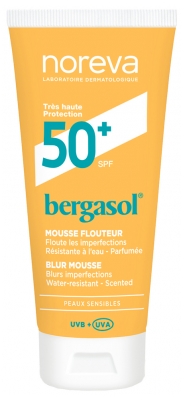 Noreva Bergasol Weichzeichner-Mousse für das Gesicht LSF50+ 50 ml