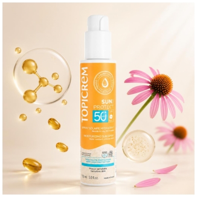 Topicrem Sun Protect Nawilżający Spray Przeciwsłoneczny SPF50+ 150 ml