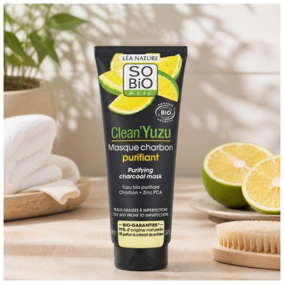 Léa Nature SO BIO étic Clean'Yuzu Masque Charbon Purifiant Bio 75 ml
