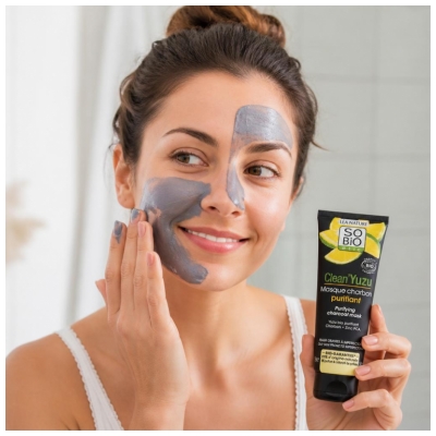 Léa Nature SO BIO étic Clean'Yuzu Masque Charbon Purifiant Bio 75 ml