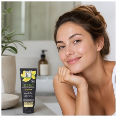 Léa Nature SO BIO étic Clean'Yuzu Masque Charbon Purifiant Bio 75 ml