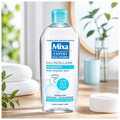 Mixa Zklidňující micelární voda 400 ml