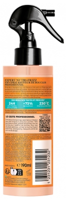 Franck Provost Expert Nutri-Frizz Soin Raviveur des Boucles Cheveux Très Secs ou Frisés 24H 190 ml