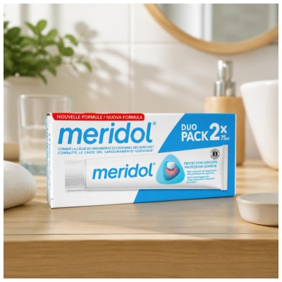 Meridol Pasta do Zębów Zestaw 2 x 75 ml