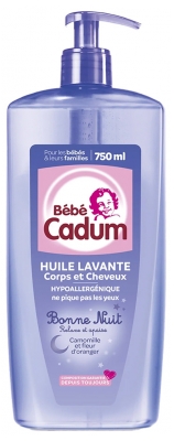 Cadum Olio Detergente Buona Notte 750 ml
