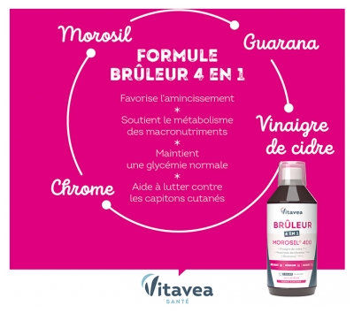 Vitavea Morosil 400 Brûleur 4en1 500 ml