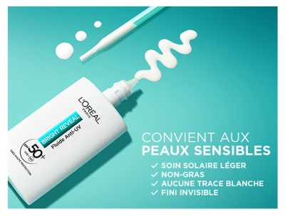 L'Oréal Paris Bright Reveal Fluide Anti-UV Niacinamide Anti-Taches SPF50+ 50 ml