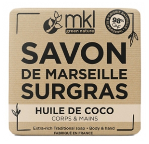 Săpun MKL Green Nature de Marseille Supra-gras cu Ulei de Cocos 100 g