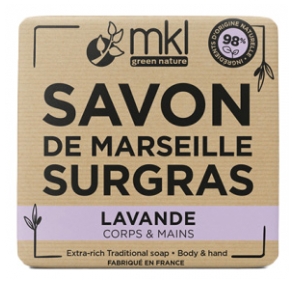 MKL Green Nature Savon de Marseille Surgras Lavande 100 g
