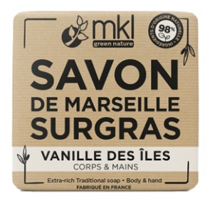 MKL Green Nature Savon de Marseille Surgras Vanille des Îles 100 g