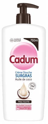 Cadum Creme de Banho Superengordurante Óleo de Coco 750 ml