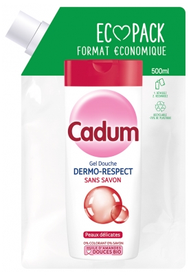 Reîncărcare Eco Cadum Gel de Duș Dermo-Respect Fără Săpun 500 ml