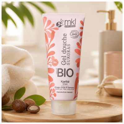 MKL Green Nature Gel Douche Surgras Karité Bio 200 ml