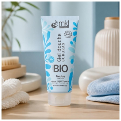 MKL Green Nature Gel de Banho Superengordurante Neutro Biológico 200 ml