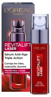 Sérum Anti-Idade Ação Tripla L'Oréal Paris Revitalift Laser 30 ml