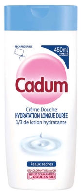 Cadum Crema Doccia Idratante a Lunga Durata Ricaricabile 450 ml