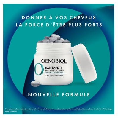 Oenobiol Hair Expert Fortifiant Intégral Cheveux & Ongles 60 Comprimés