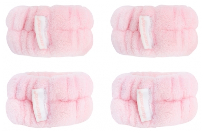 Brushworks 4 Pulseiras de Lavagem de Microfibra