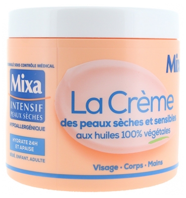 Mixa Crema per Pelli Secche e Sensibili 400 ml