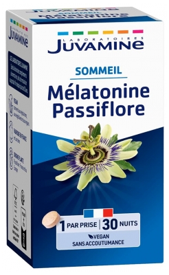 Juvamine Mélatonine Passiflore 30 Comprimés