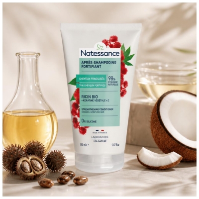 Natessance Après-Shampoing Conditionneur Ricin 150 ml