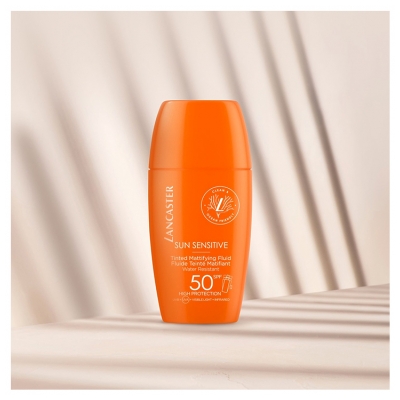 Lancaster Fluido Matificante con Color Sun Sensitive Luminous Tan SPF50 30 ml