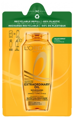 Șampon L'Oréal Paris Elseve Huile Extraordinaire Nutriție Profundă Eco-Recharge 250 ml