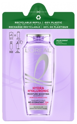 L'Oréal Paris Elseve Hyaluron Repulp Shampoing Ré-Hydratant 72H Eco-Recharge 250 ml