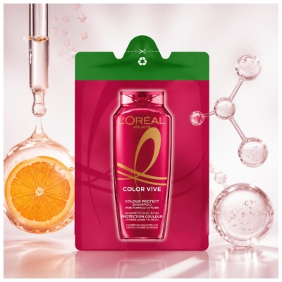 L'Oréal Paris Elseve Color Vive Šampon za nego zaščita barve Eko-polnilo 300 ml