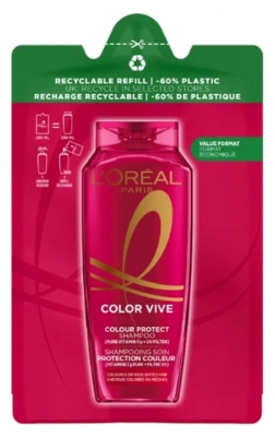 L'Oréal Paris Elseve Color Vive Shampoing Soin Protection Couleur Eco-Recharge 300 ml