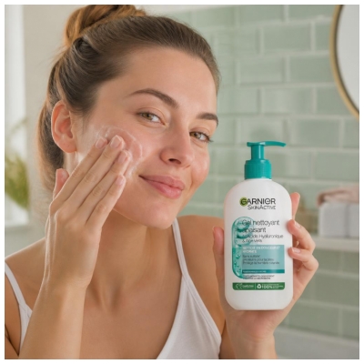 Garnier SkinActive Gel de Curățare Calmanta cu Acid Hialuronic 250 ml
