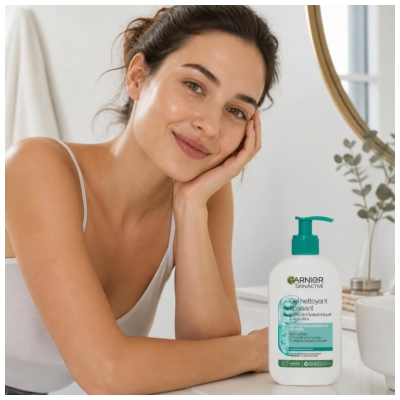 Garnier SkinActive Nomierinošs Tīrīšanas Gels Hialuronskābe 250 ml