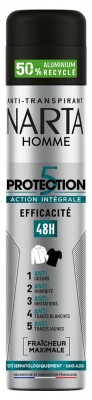 Narta Herre Anti-Transpirant Beskyttelse 5 48H Spray 200 ml