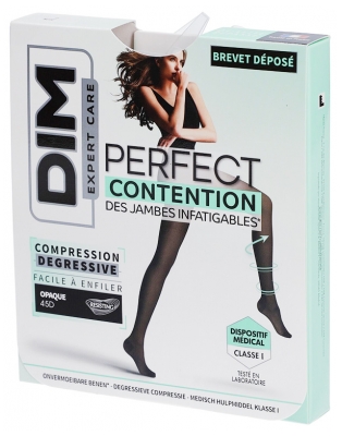 Colant de Contenție Negru Opac DIM Expert Care Perfect 1 Pereche