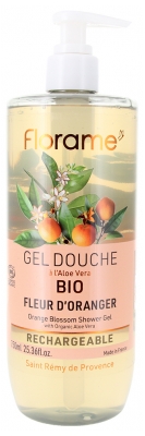 Florame Ekologisk Påfyllningsbar Duschgel Apelsinblomma 750 ml