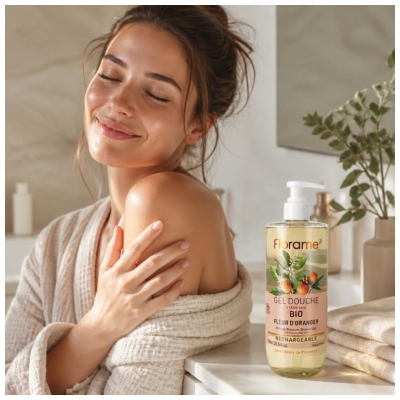Florame Organiczny żel pod Prysznic z Kwiatem Pomarańczy 750 ml