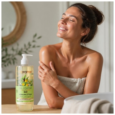 Florame Bio Gel za prhanje Limonska verbena za ponovno polnjenje 750 ml