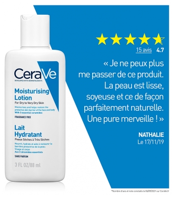 CeraVe Lait Hydratant 88 ml