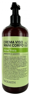 Bioearth Famiglia Crema Mani, Viso e Corpo con Aloe Vera 500 ml