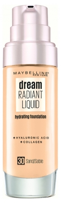 Maybelline New York Dream Radiant Liquid Fond de Teint Hydratant 30 ml - Teinte : 30 Sable