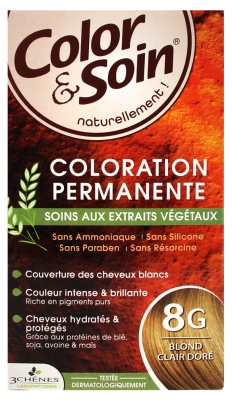 Les 3 Chênes Color & Soin Coloration per Donne - Colorare: Biondo chiaro dorato: 8G