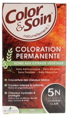 Les 3 Chênes Color & Soin Coloration per Donne - Colorare: Castagno chiaro: 5N