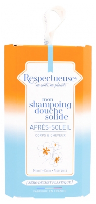 Respectueuse Shampoing Douche Solide Après Soleil 75 g
