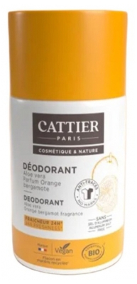 Cattier Déodorant Roll-On Bergamote Orange Bio 50 ml