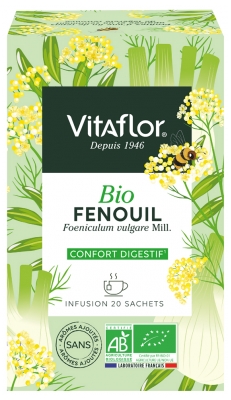 Vitaflor Fenouil Bio 18 Sachets