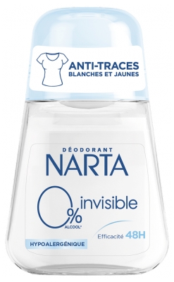 Narta Desodorizante Invisível Hipoalergénico 48H 50 ml