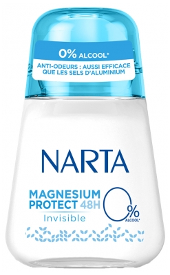 Narta Magnésium Protect Déodorant Invisible 48H 50 ml